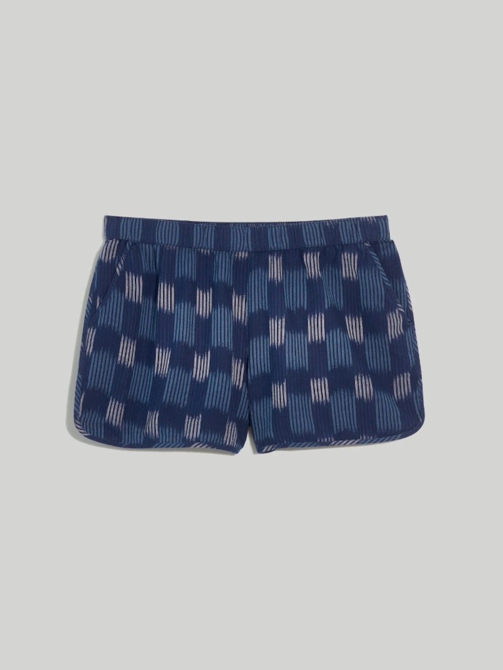 Madewell Pasadena Pull On Shorts Jacquard Stripe Medium